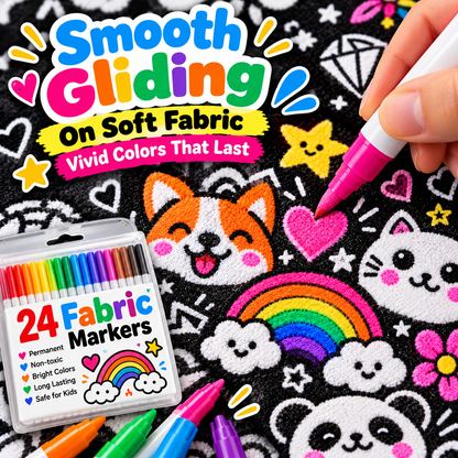 🎨 Giant Coloring Blanket – 150 × 125cm Washable Reusable Doodle Mat for Kids & Adults 24 Coloring Pens