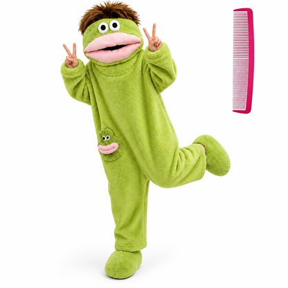 👾 Cozy Monster Plush Onesie – Funny Oversized Pajama Costume with 3D Character Hood